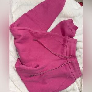 Lululemon hot pink sweatpants/jogger size 2